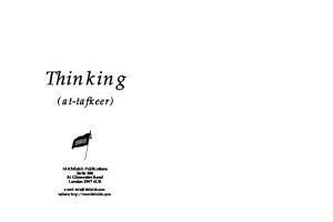 Thinking