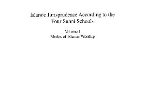 JurisprudenceOfTheFourSunniSchools text
