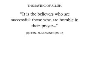 The Humility In Prayer