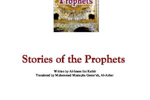 Stories Of The Prophets