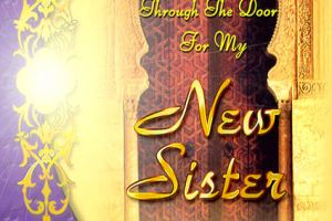 A Hand Through the Door for My New Sister