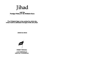 Jihad Khilafah Foreign Policy