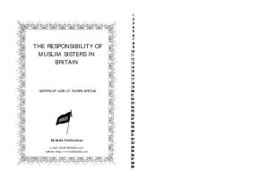 Responsibility Muslim Sisters Uk