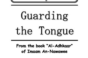 Guarding The Tongue